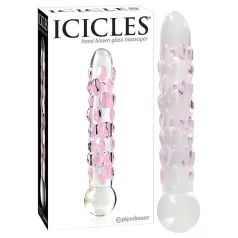 Icicles No. 7 - dildo in vetro con perle