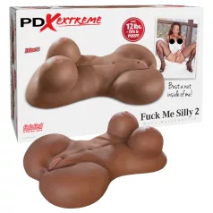   Pipedream Fuck Me Silly Sista - masturbatore a forma di torso femminile marrone (5,7 kg)