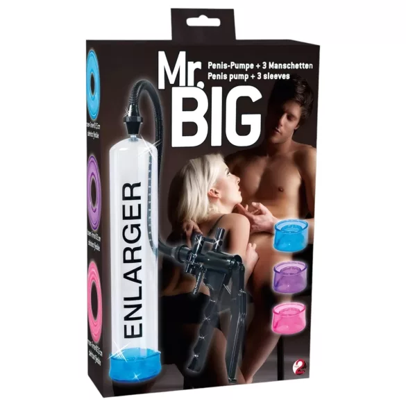 You2Toys - Mr. Big - set pompa per pene (trasparente)