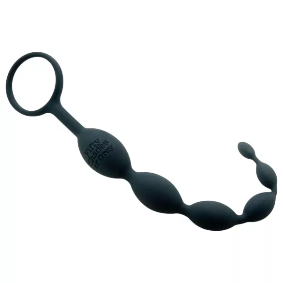 Fifty Shades of Grey - dildo anale con perle - grigio