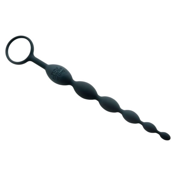 Fifty Shades of Grey - dildo anale con perle - grigio