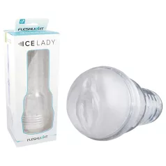 Fleshlight Ice Lady - masturbatore vaginale trasparente