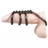 Bad Kitty - anello fallico quadruplo con punte stimolanti