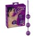 You2Toys - Velluto viola, tripla sfera di geisha