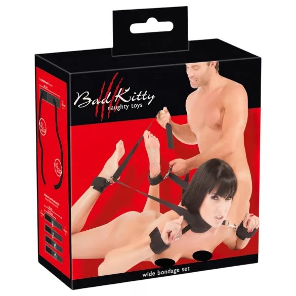 Bad Kitty - set bondage completo - nero