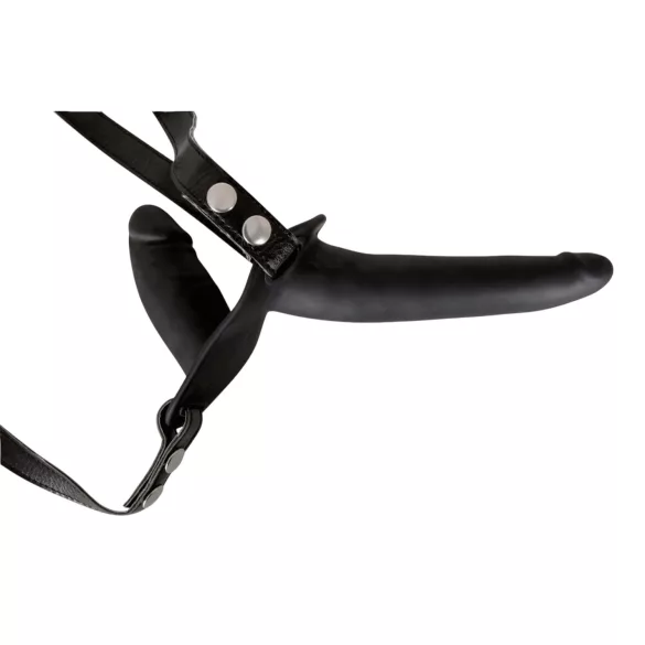 You2Toys - Dildo doppio indossabile - silicone nero