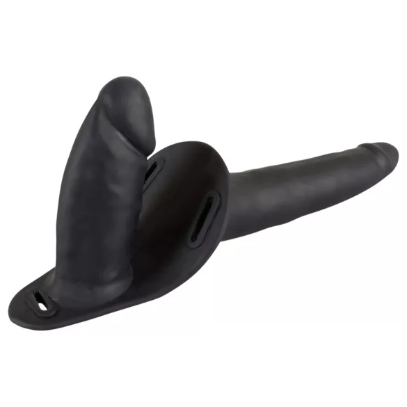 You2Toys - Dildo doppio indossabile - silicone nero