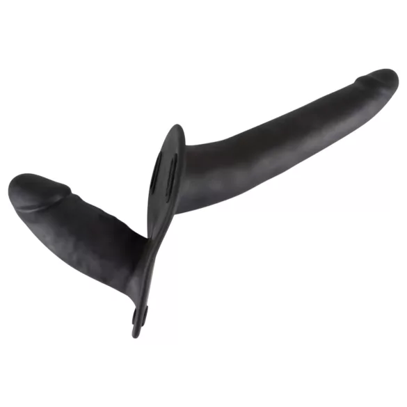 You2Toys - Dildo doppio indossabile - silicone nero