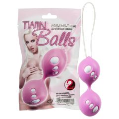 You2Toys - Palline gemelle - duo di palline di geco (rosa)