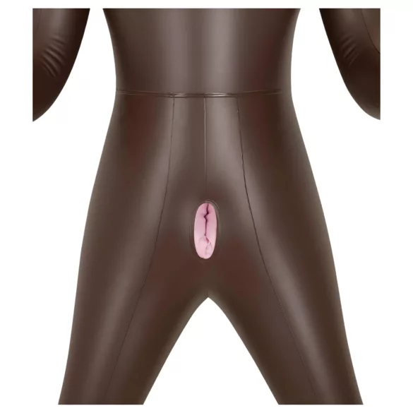 You2Toys - Bambola gonfiabile realistica nera - pelle sintetica