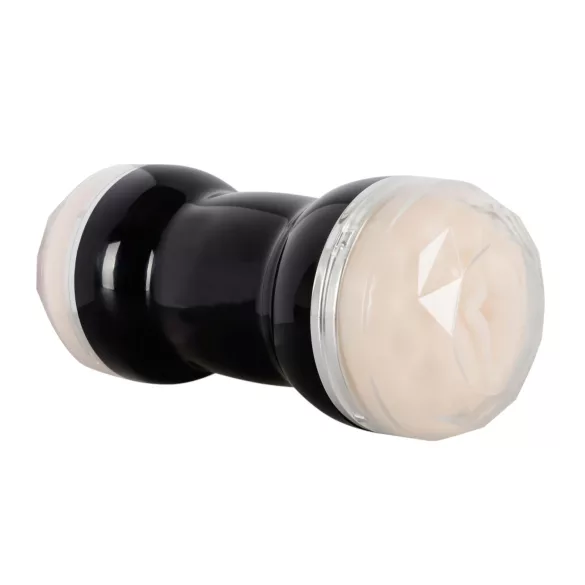 You2Toys - masturbatore doppio vagina e ano - silicone nero