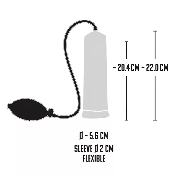 Mister Boner Starter - pompa per pene - trasparente