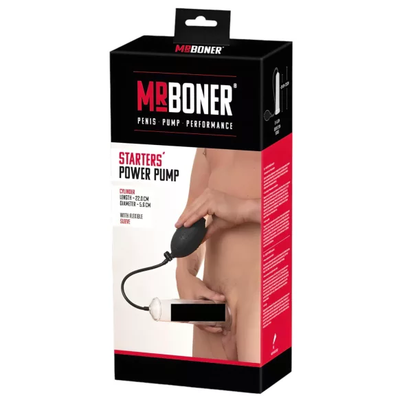 Mister Boner Starter - pompa per pene - trasparente