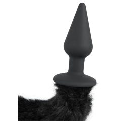 Plug anale con coda di gatto nero - Bad Kitty