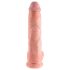 King Cock 25 cm Dildo con Testicoli - Naturale