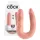 King Cock - dildo doppio - medio - colore naturale