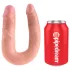 King Cock - dildo doppio - medio - colore naturale