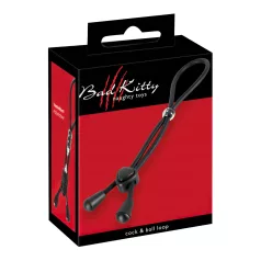 Bad Kitty - anello per pene e testicoli - silicone nero