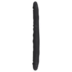 Bad Kitty - doppio dildo - flessibile - silicone nero