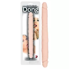 You2Toys - dildo doppio - silicone 100% - color carne