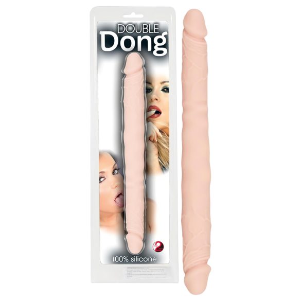 You2Toys - dildo doppio - silicone 100% - color carne