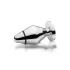 mystim Little John - plug anale elettrostimolatore piccolo - argento