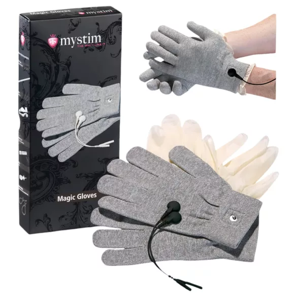 mystim - guanti elettrostimolatori - stimolazione elettrica - 2 pezzi