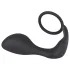 Black Velvets - plug anale con anello pene - silicone nero