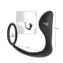 Black Velvets - plug anale con anello pene - silicone nero