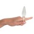 You2Toys - plug anale da dito - silicone trasparente