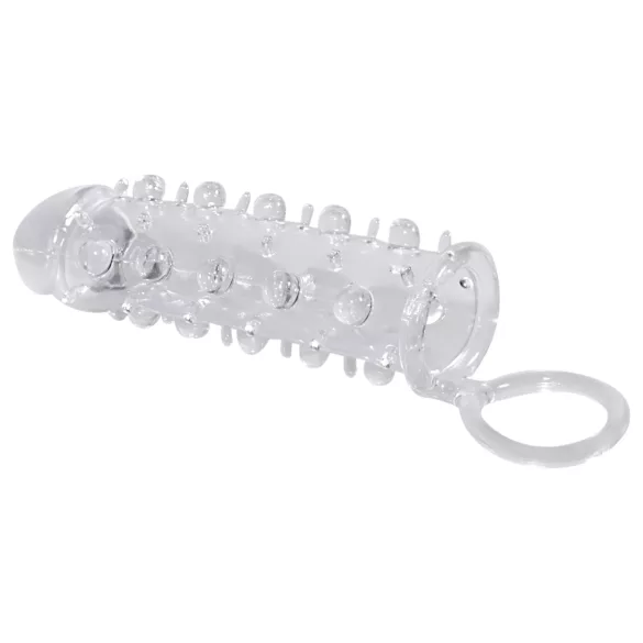 Crystal Skin - guaina pene con anello - trasparente