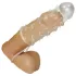 Crystal Skin - guaina pene con anello - trasparente