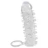 Crystal Skin - guaina pene con anello - trasparente
