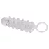 Crystal Skin - guaina pene con anello - trasparente