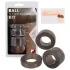 You2Toys - anello pene e testicoli con estensore - silicone grigio