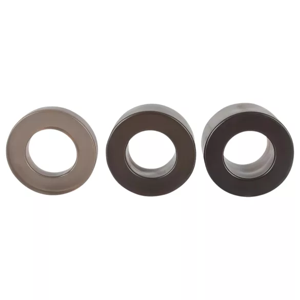 You2Toys - anello pene e testicoli con estensore - silicone grigio
