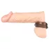 You2Toys - anello pene e testicoli con estensore - silicone grigio