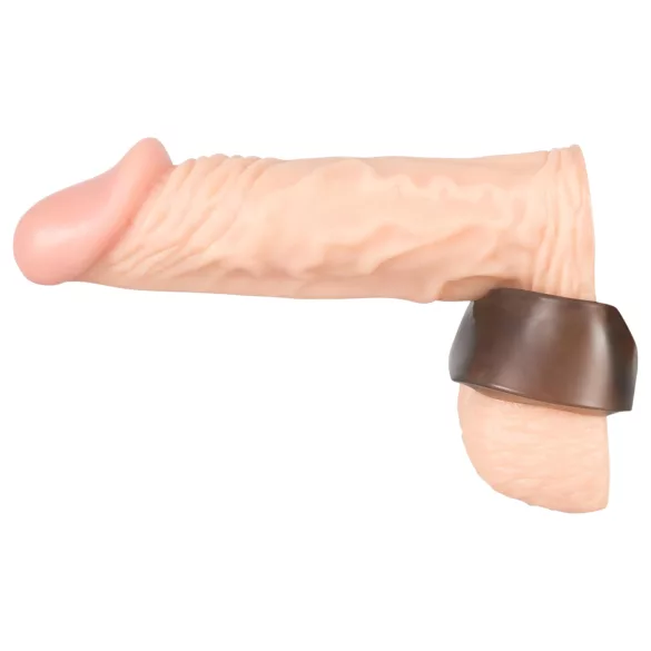 You2Toys - anello pene e testicoli con estensore - silicone grigio