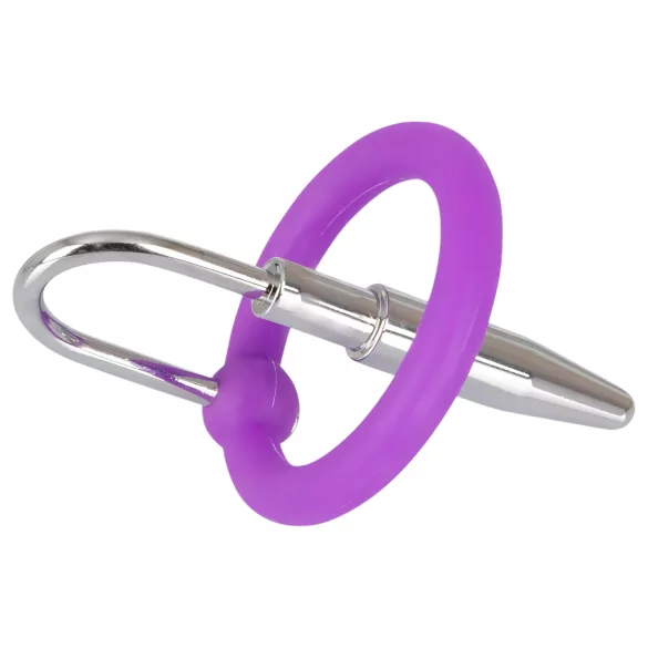 You2Toys - Anello in silicone per glande con dilatatore conico (lilla-argento)