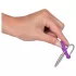 You2Toys - Anello in silicone per glande con dilatatore conico (lilla-argento)