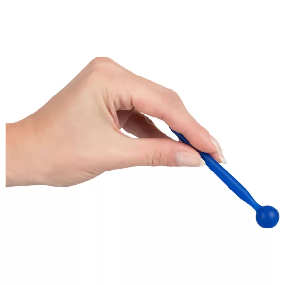 Dilator Sperm Stopper - dilatatore uretrale con sfera - silicone blu