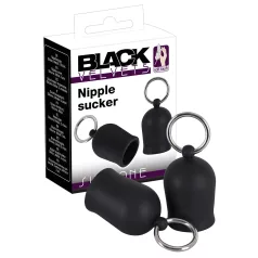   Black Velvets - succhiatore capezzoli con anello metallico - nero