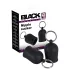 Black Velvets - succhiatore per capezzoli con anello in metallo (nero)