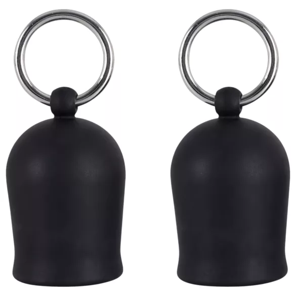 Black Velvets - succhiatore per capezzoli con anello in metallo (nero)