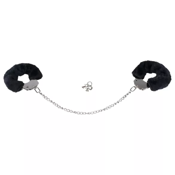 You2Toys - manette peluche con catena lunga - nero