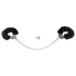 You2Toys - manette peluche con catena lunga - nero