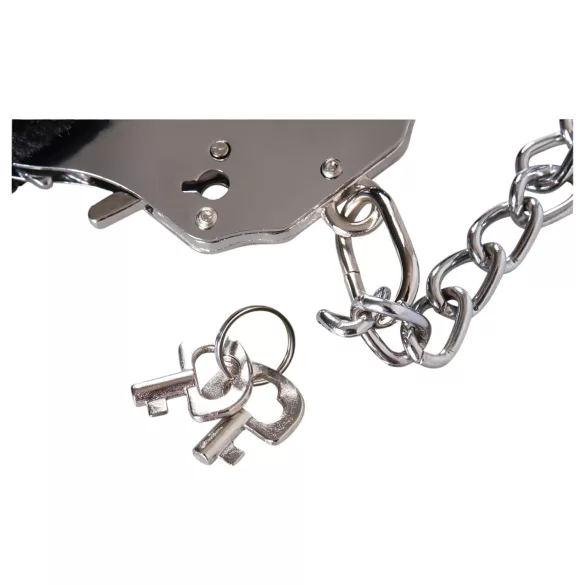 You2Toys - manette peluche con catena lunga - nero