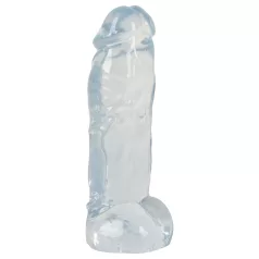 Crystal Clear Big Dong - dildo gigante in gel (21,5 cm)