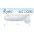 Dildo gigante cristallino trasparente