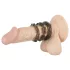 You2Toys - Set anelli fallici assortiti - silicone grigio (3 pezzi)